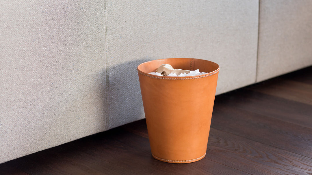 A trash can enrich life.