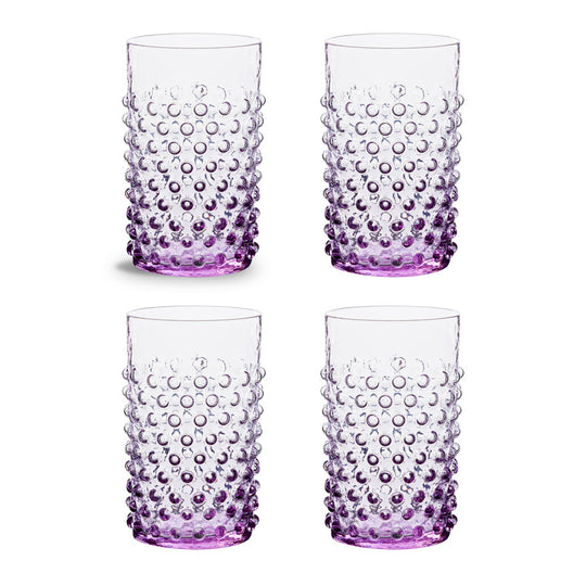 Aquilo Nuppenglas 4er Set