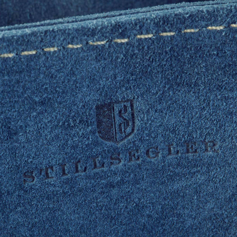Lugano Shopper Leder Blau