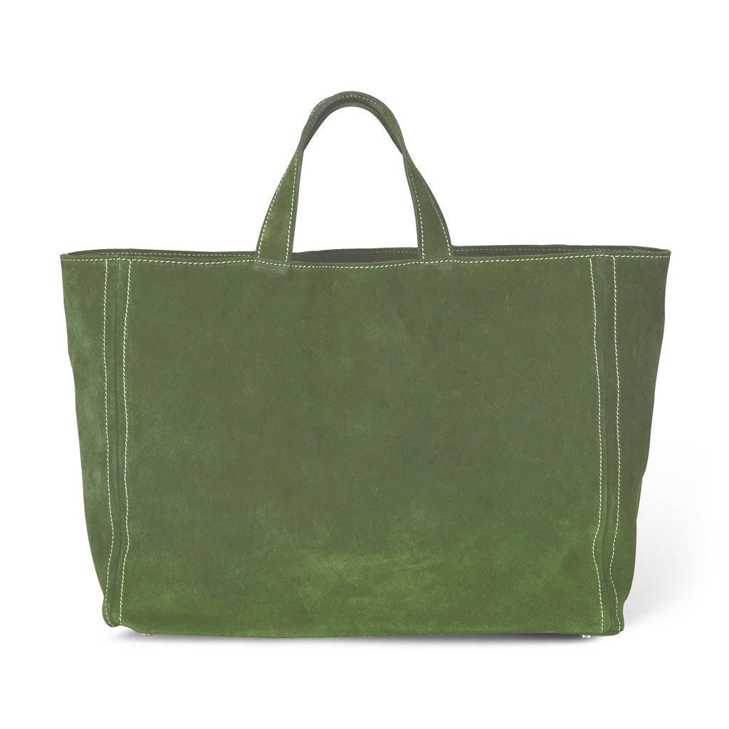 Lugano Shopper Leder Grün