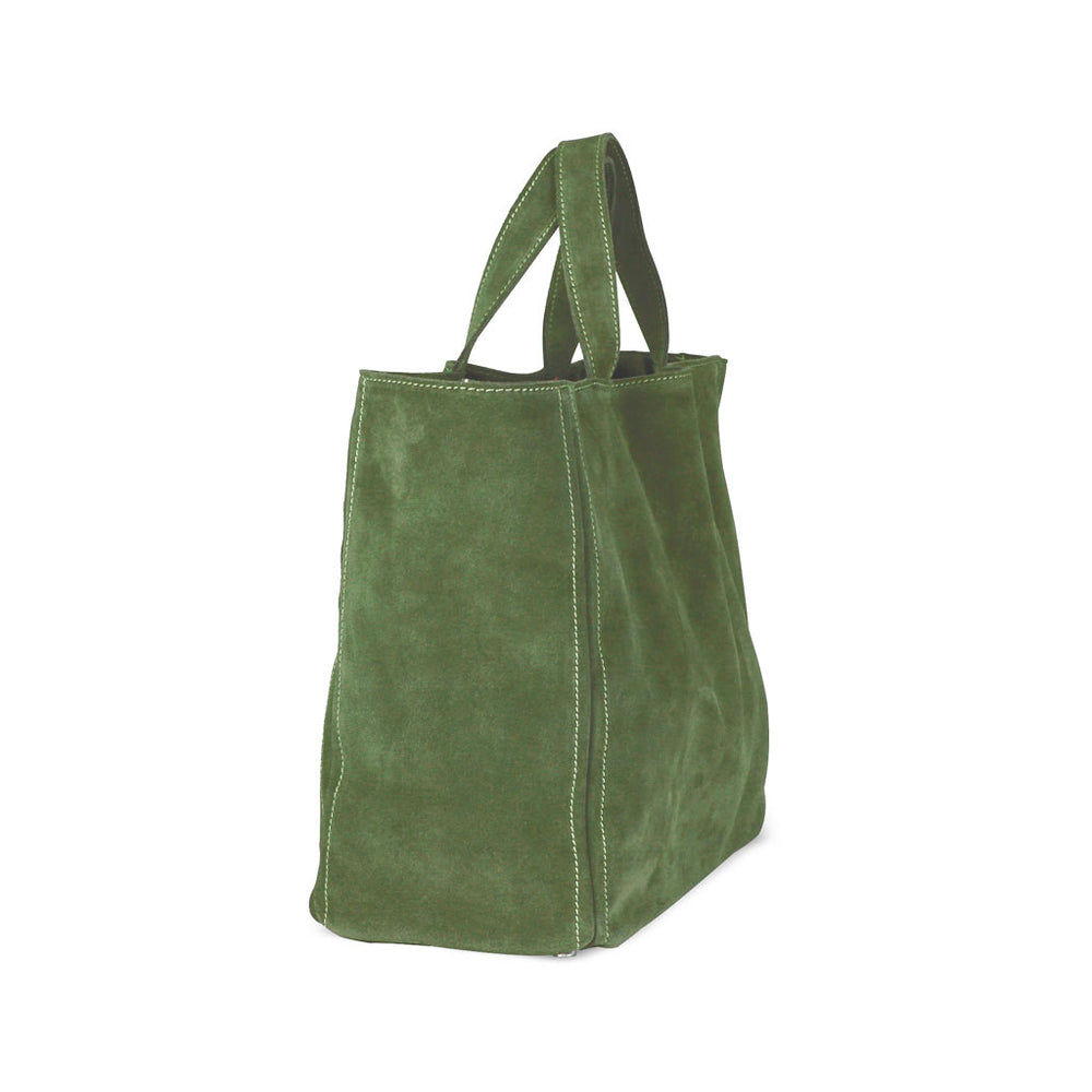 Lugano Shopper Leder Grün
