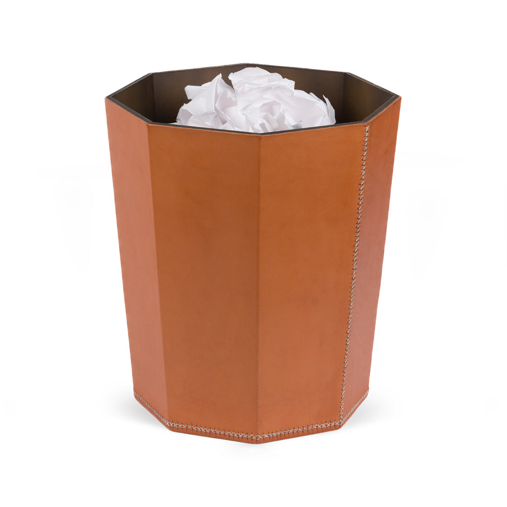 Oxford Papierkorb Leder