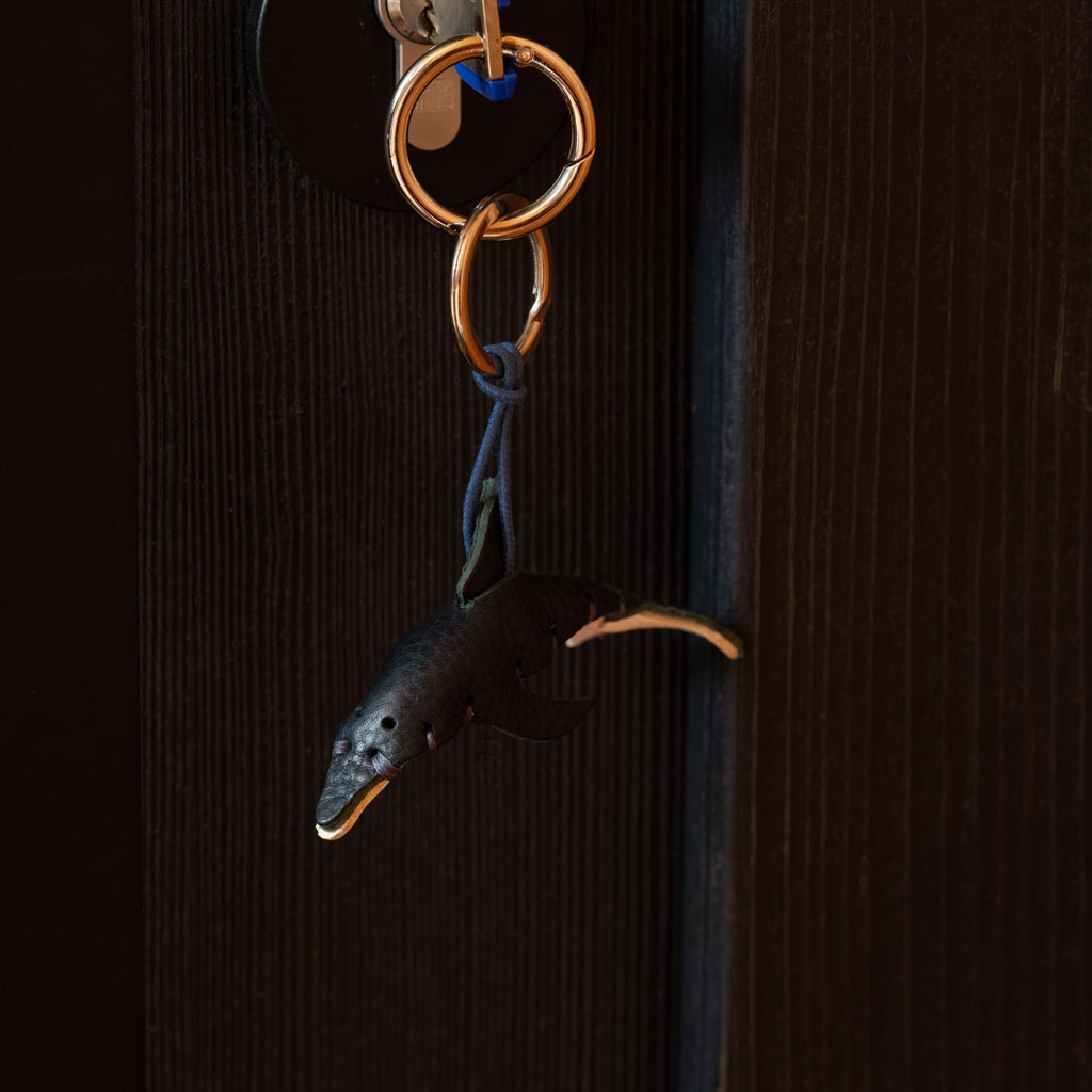 Pico Schlüsselanhänger Leder Delphin