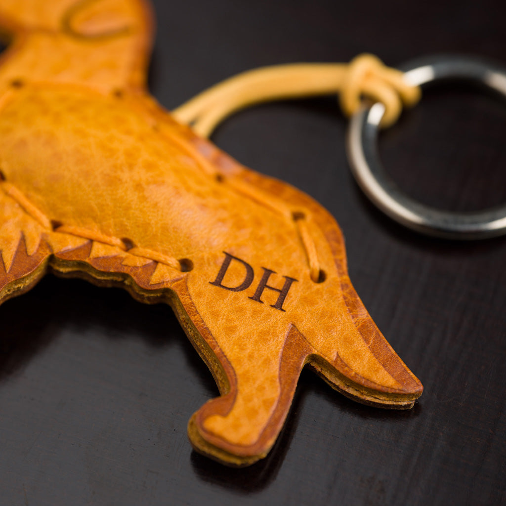 Pico Schlüsselanhänger Leder Retriever mit Gravur