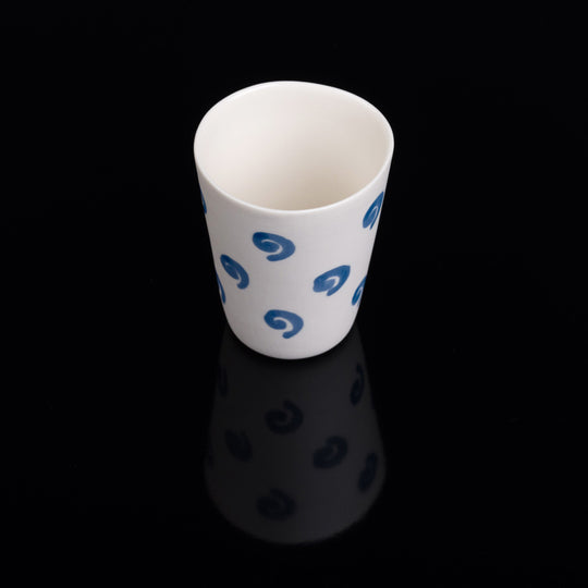 Triest Espressobecher Porzellan Blau