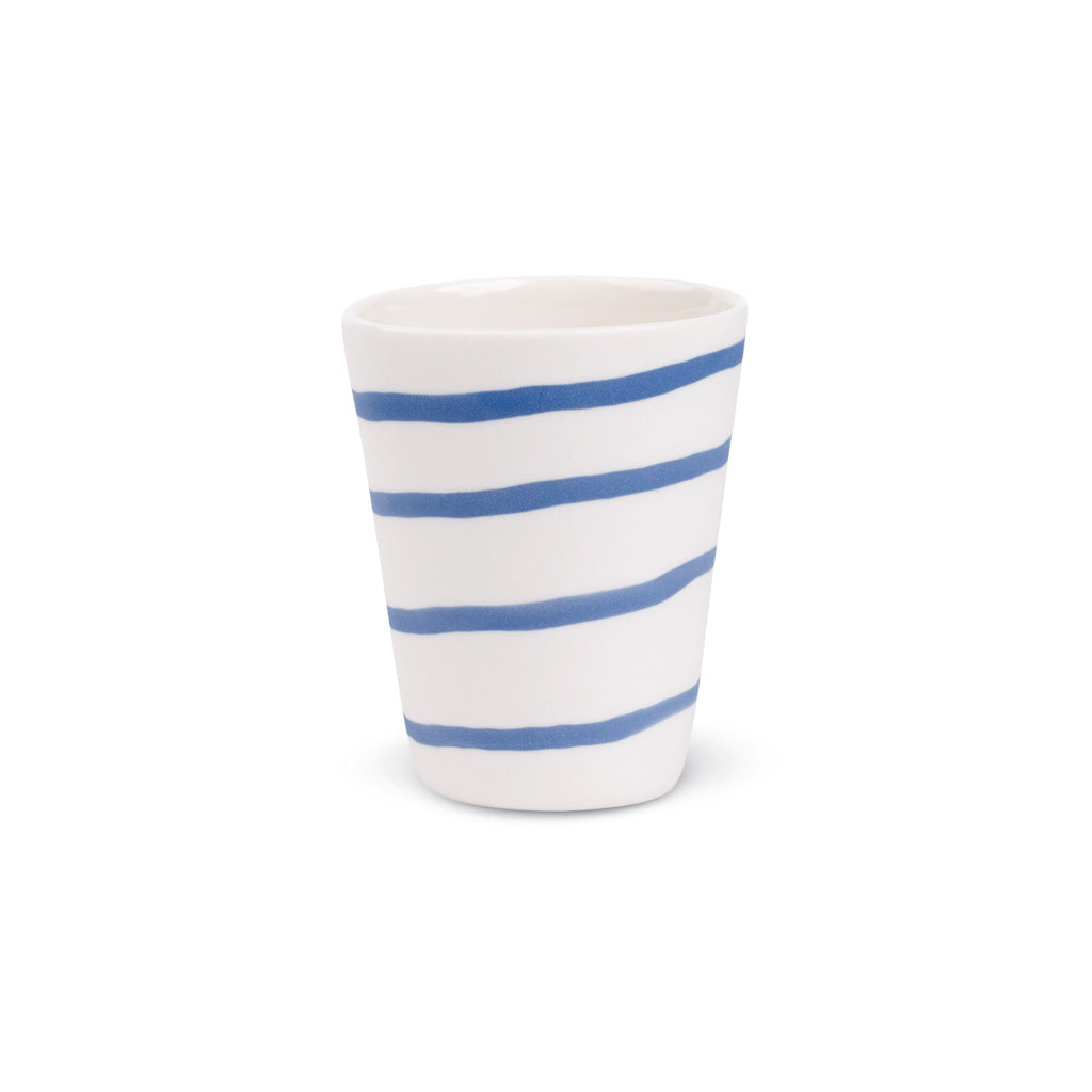 Triest Espressobecher Porzellan Blau