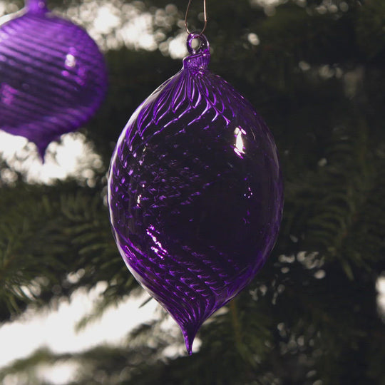 Danieli Christbaumkugel Olivenform