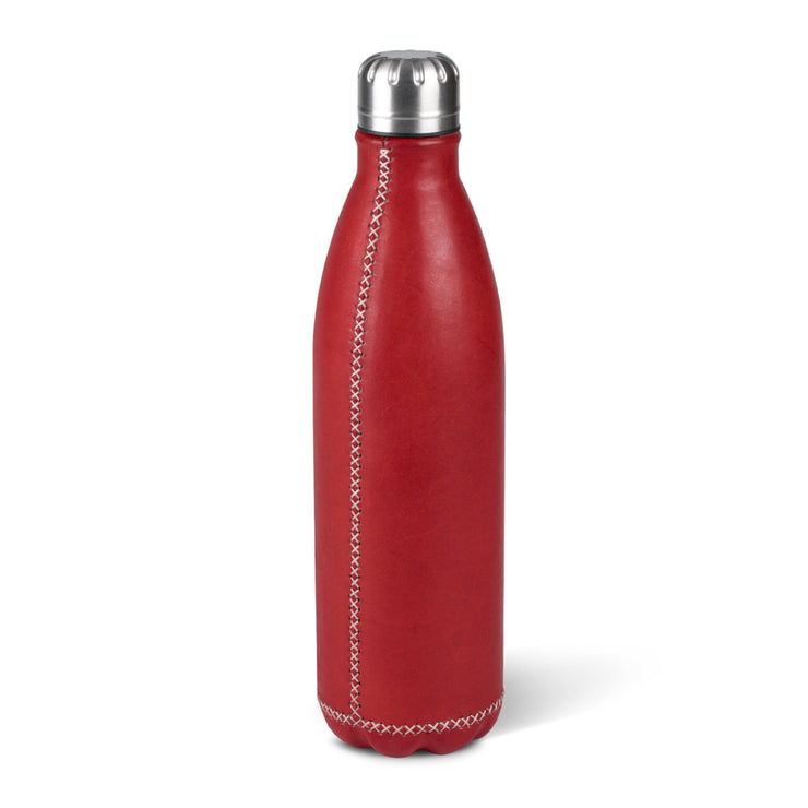 Antonella Thermosflasche Leder Rot