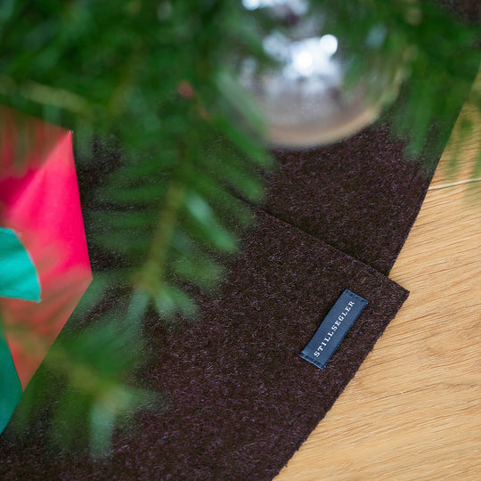 Rudolf Christbaumdecke Loden Anthrazit